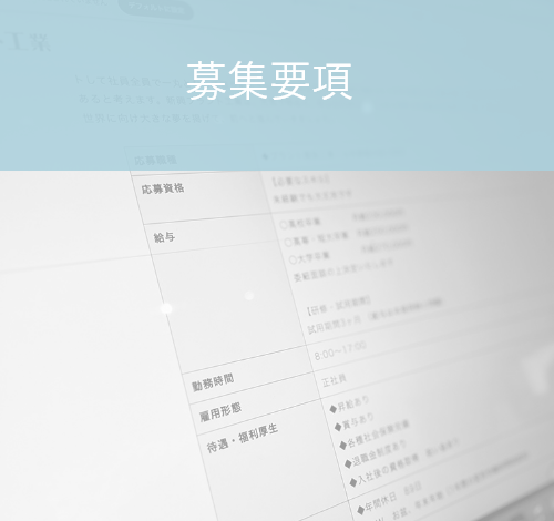 募集要項